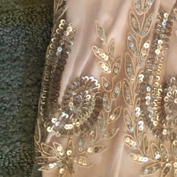 Sue Wong Nocturne Beaded Pleated Strapless Dress - Picture 8 of 8